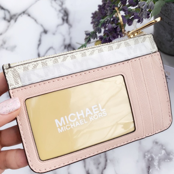 Michael Kors Card Holder Wallet vanilla ballet - Picture 3 of 3